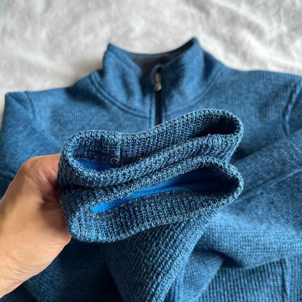 Spyder Women’s Blue Heathered Full-Zip Fleece Jacket L, Gorpcore Layering Piece - Picture 8 of 16